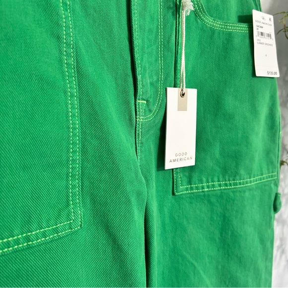NWT Good American Good 90s Green Jeans Size 6 Size 28 - Picture 6 of 7